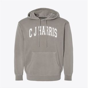 C J Harris Elementary School Varsity Arch Pigment-Dyed Hoodie