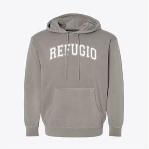 Refugio Middle School Varsity Arch Pigment-Dyed Hoodie