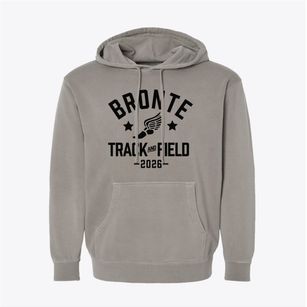 Bronte High School Track and Field Pigment-Dyed Hoodie