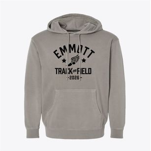Emmott Elementary School Track and Field Pigment-Dyed Hoodie
