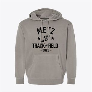 Metz Elementary School Track and Field Pigment-Dyed Hoodie