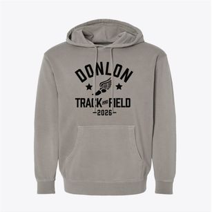 Donlon Elementary School Track and Field Pigment-Dyed Hoodie