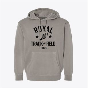 Royal High School Track and Field Pigment-Dyed Hoodie