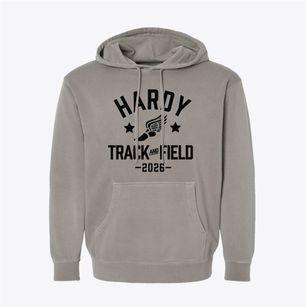 Hardy Elementary School Track and Field Pigment-Dyed Hoodie