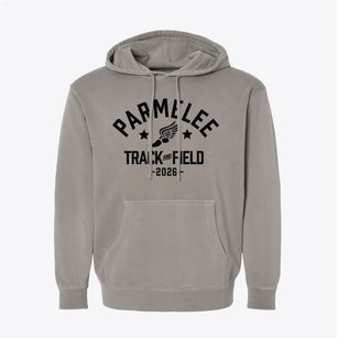Parmelee Elementary School Track and Field Pigment-Dyed Hoodie