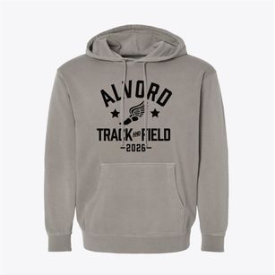 Alvord High School Track and Field Pigment-Dyed Hoodie