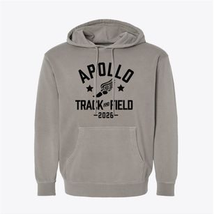 Apollo High School Track and Field Pigment-Dyed Hoodie