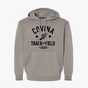 Covina Elementary School Track and Field Pigment-Dyed Hoodie
