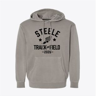 Steele Elementary School Track and Field Pigment-Dyed Hoodie