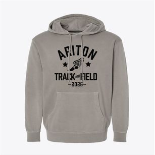 Ariton High School Track and Field Pigment-Dyed Hoodie