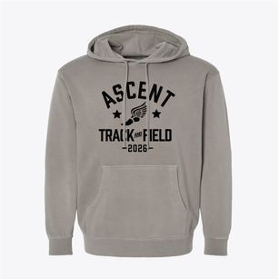 Ascent Classical Academy Track and Field Pigment-Dyed Hoodie