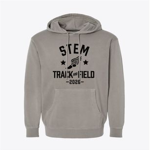 Stem High School Track and Field Pigment-Dyed Hoodie