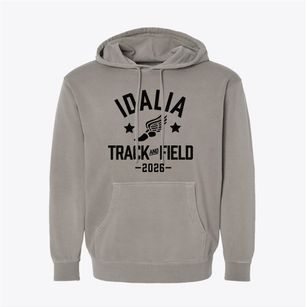 Idalia School Track and Field Pigment-Dyed Hoodie