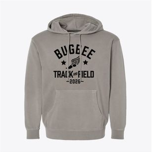 Bugbee Elementary School Track and Field Pigment-Dyed Hoodie