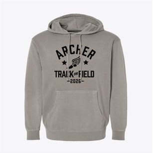 Archer Community School Track and Field Pigment-Dyed Hoodie