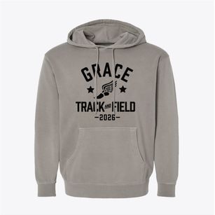 Grace Community School Track and Field Pigment-Dyed Hoodie