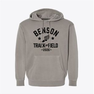 Benson Secondary School Track and Field Pigment-Dyed Hoodie