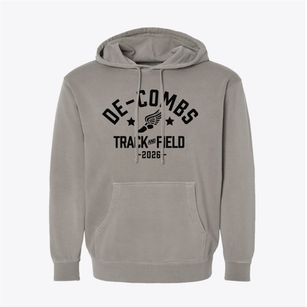 De-combs School Track and Field Pigment-Dyed Hoodie