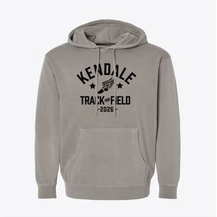Kendale Elementary School Track and Field Pigment-Dyed Hoodie