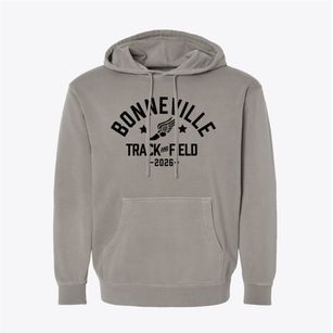 Bonneville Elementary School Track and Field Pigment-Dyed Hoodie
