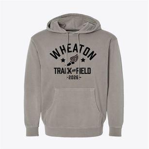 Wheaton Christian Grammar School Track and Field Pigment-Dyed Hoodie