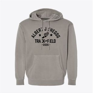 Albert J Shegog Christian Academy Track and Field Pigment-Dyed Hoodie