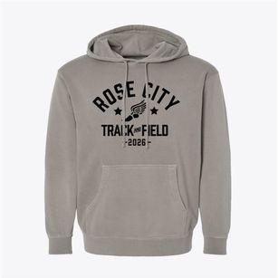 Rose City Middle School Track and Field Pigment-Dyed Hoodie