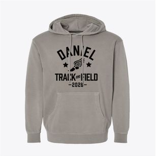 Daniel Intermediate School Track and Field Pigment-Dyed Hoodie