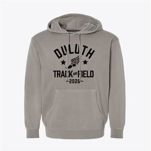 Duluth High School Track and Field Pigment-Dyed Hoodie