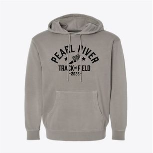 Pearl River Elementary School Track and Field Pigment-Dyed Hoodie