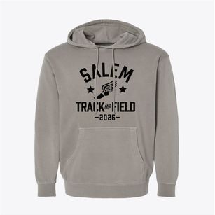Salem Junior High School Track and Field Pigment-Dyed Hoodie