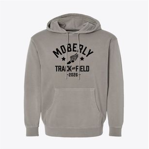 Moberly Area Vocational School Track and Field Pigment-Dyed Hoodie