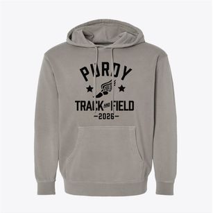 Purdy Middle School Track and Field Pigment-Dyed Hoodie