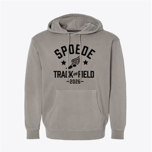 Spoede Elementary School Track and Field Pigment-Dyed Hoodie