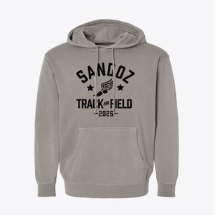 Sandoz Elementary School Track and Field Pigment-Dyed Hoodie