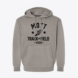 Ps Is 223 Mott Hall Gifted School Track and Field Pigment-Dyed Hoodie