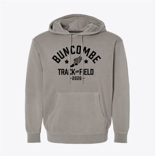 Buncombe Community School East Track and Field Pigment-Dyed Hoodie