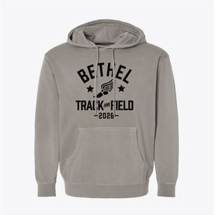 Bethel Elementary School Track and Field Pigment-Dyed Hoodie