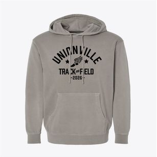 Unionville Elementary School Track and Field Pigment-Dyed Hoodie