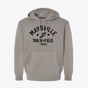 Maysville High School Track and Field Pigment-Dyed Hoodie