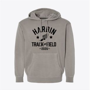 Hardin Elementary School Track and Field Pigment-Dyed Hoodie