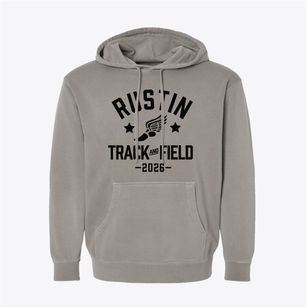 Bayard Rustin High School Track and Field Pigment-Dyed Hoodie