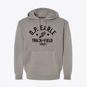 O.p. Earle Elementary Track and Field Pigment-Dyed Hoodie