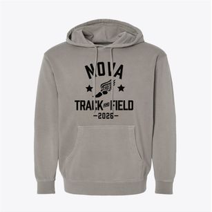 Nova School Track and Field Pigment-Dyed Hoodie
