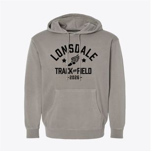 Lonsdale Elementary School Track and Field Pigment-Dyed Hoodie