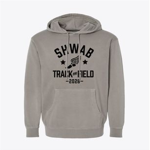 Shwab Elementary School Track and Field Pigment-Dyed Hoodie