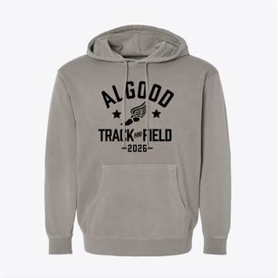 Algood Middle School Track and Field Pigment-Dyed Hoodie