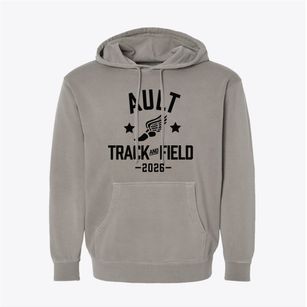 Ault Elementary School Track and Field Pigment-Dyed Hoodie