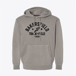 Bakersfield Adventist Academy Track and Field Pigment-Dyed Hoodie