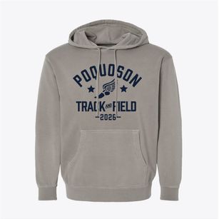 Poquoson High School Track and Field Pigment-Dyed Hoodie